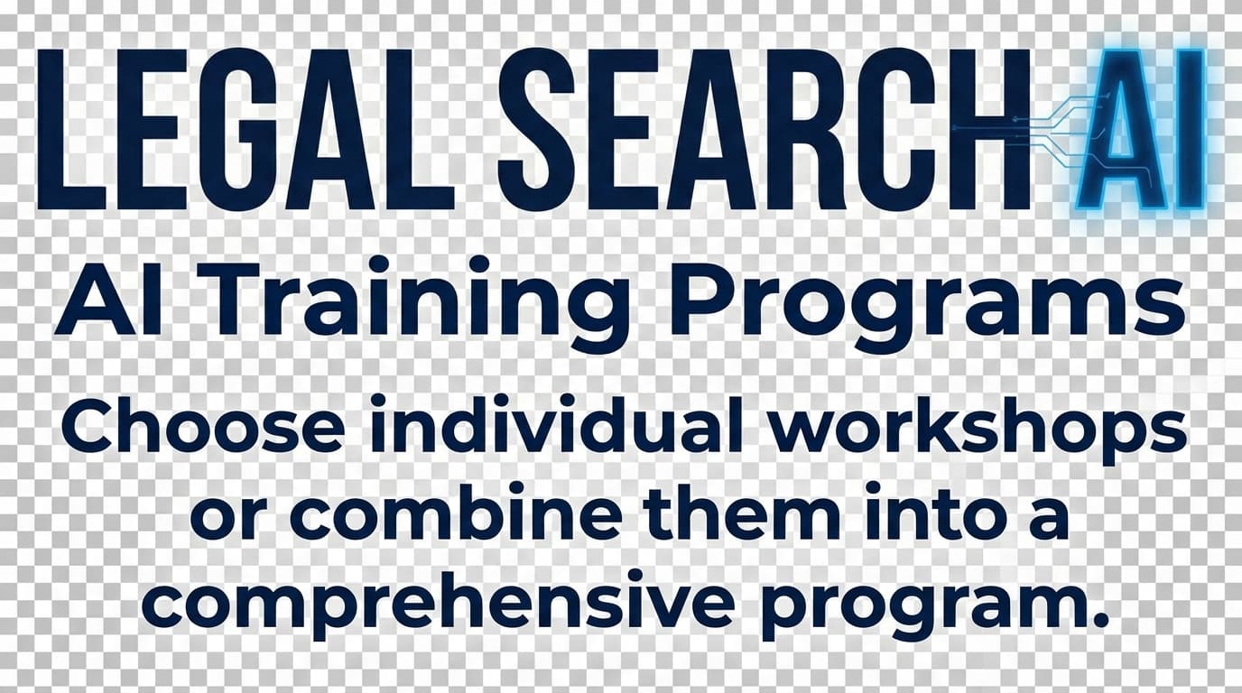 AI training programs for law firms