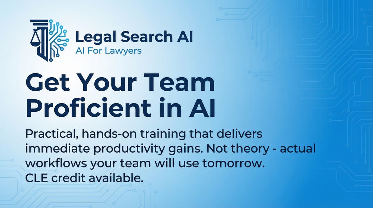 Get your law firm proficient in AI
