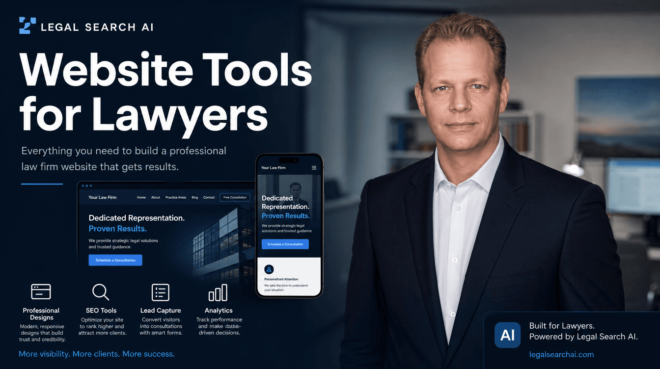 Website Tools for Lawyers — Legal Search AI